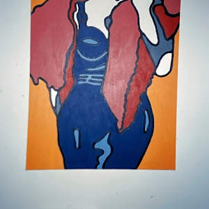 University paintings and studio (2001-2003) by Emma Coyle