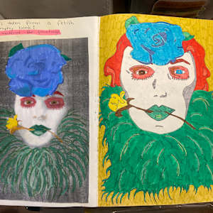 Notebook work circa 2002 by Emma Coyle