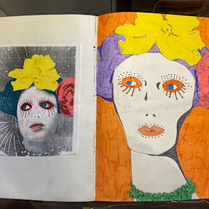 Notebook work circa 2002 by Emma Coyle 