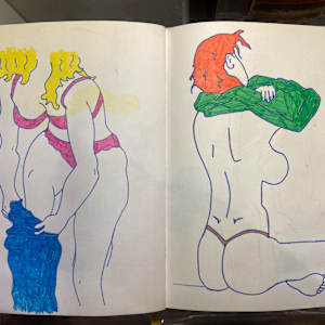 Notebook work circa 2002 by Emma Coyle 