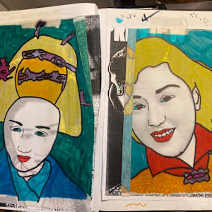 Notebook work circa 2004-2006 by Emma Coyle