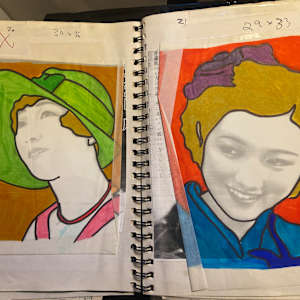 Notebook work circa 2004-2006 by Emma Coyle 