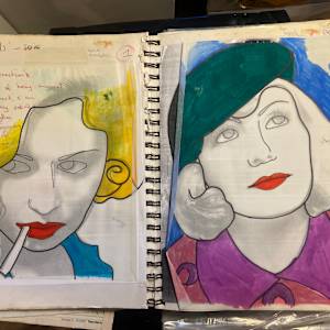 Notebook work circa 2004-2006 by Emma Coyle 