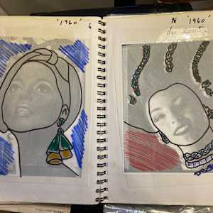 Notebook work circa 2004-2006 by Emma Coyle 