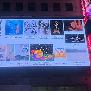 Time Square NYC Screen Project by Emma Coyle 