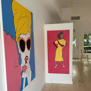 The Hamptons Solo show 2024 by Emma Coyle  Image: Galerie Patricia Kamoun