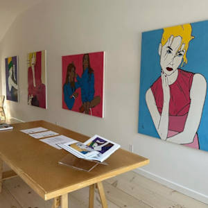 The Hamptons Solo show 2024 by Emma Coyle 