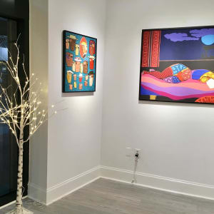 Family Reunion by Joseph Lofton  Image: Hanging at the Stella Jones Gallery, January 2021, 
