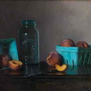 Peaches and Turquoise by Laura Tundel