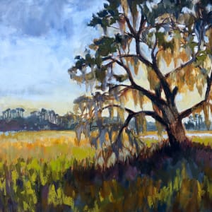 Golden Hour on the Marsh by Bridgette Martin Fine Art