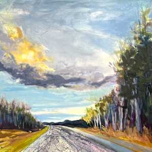 Our Hearts know the Way: Love is the Road by Bridgette Martin Fine Art
