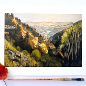 Blue Ridge Parkway Print by Bridgette Martin Fine Art