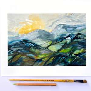 Sunbeam Ridge Print by Bridgette Martin Fine Art