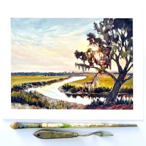 My Happy Place Print by Bridgette Martin Fine Art