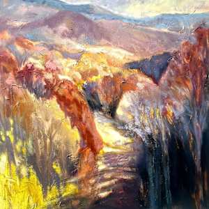 Sunshine Lights my Path by Bridgette Martin Fine Art