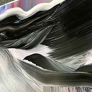 White Whale 03 by Yeachin Tsai  Image: Side view for thick paints details