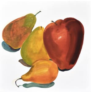 An Apple and Three Pears by Yeachin Tsai