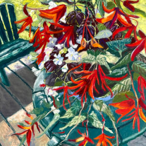 Heat Wave Begonias by Laura Lengeling