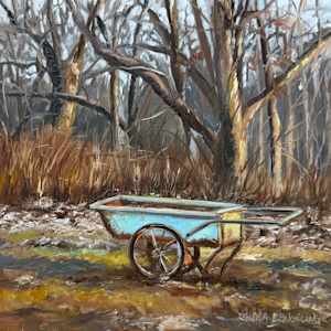 Winter Solstice Wheelbarrow by Laura Lengeling