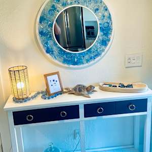 Cerulean Visage by Janet Sams 