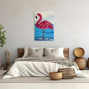 Crimson Longlegs by Janet Sams 