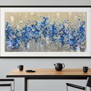 Astratta Blu by Janet Sams 