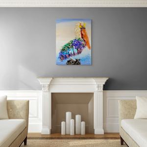 Radiant  Rainbow Ruffles by Janet Sams 