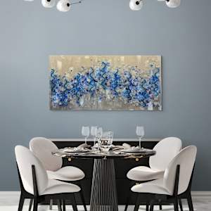 Astratta Blu by Janet Sams 