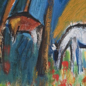 Horses in the Forest by Karl Lund 