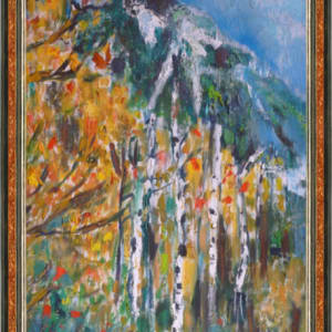 Landscape with Mountain by Karl Lund 