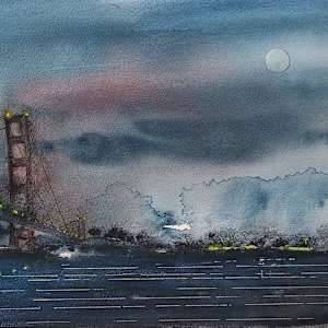 The Severn Bridge by Judith Beeby