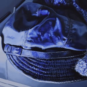 Still Blue Sparkle by Sonia C. C. Colón  Image: Hat detail.