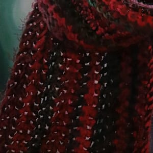 Solitary Colors by Sonia C. C. Colón  Image: Detail of scarf lower left area.