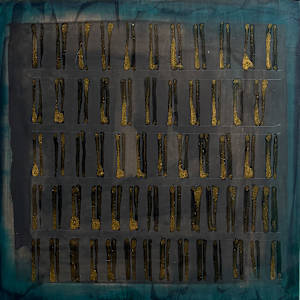 61 Breaths (gold) by Tauna M Cole, Image 1.