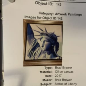 Untitled (statue of liberty) by Brad Brewer