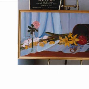 Flower with Iris by Ginger Gravely