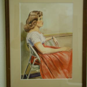 Portrait of a Young woman by Ann Ritchie