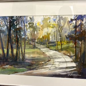 Sunlight on Rural Road by Hugh Wallace