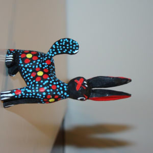 Rabbit with Long Ears Black by Unknown