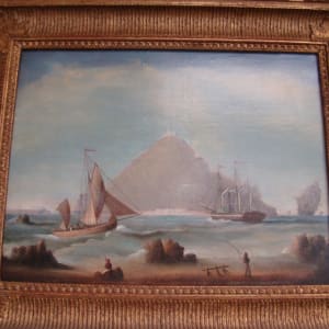 Shipping Off St. Michael’s Mount, Cornwall by Thomas Buttersworth