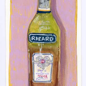 Ricard Bottle Study by Sarah Jaynes