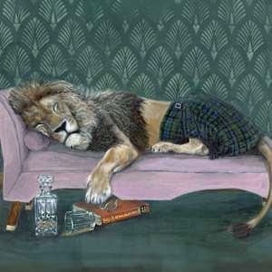 Sterling Lion by Sarah Jaynes