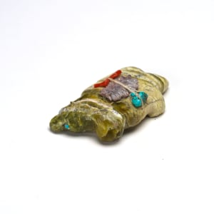 Aaron Sheche (1910 - 2002) and Lorendina Sheche, Badger with offering bundle by Lorandina Sheche, Aaron Sheche  Image: Badger by Aaron and Lorendina Sheche