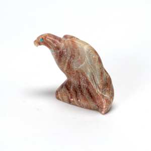 Avery Calavaza, Eagle, Alabaster by Avery Calavaza  Image: Avery Calavaza, Eagle, Alabaster