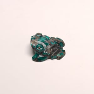 Frog by Julius Yuselew  Image: Frog, Chinese Turquoise, by Julius Yuselew