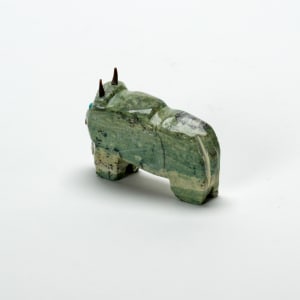 Leonard Halate 1914 - 2001.  Bison, Veracite by Leonard Halate (1914 - 2001)  Image: Leonard Halate(d) Bison, Veracite