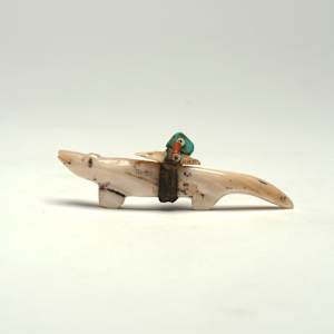 Wolf by Leo Poblano (1905-1959)  Image: Leo Poblano, Wolf, Shell 