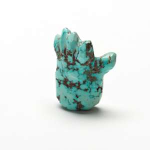 Hand, Leekya Deyuse 1889 - 1966 by Leekya Deyuse (1899-1966)  Image: Leekya Deyuse, Hand, Turquoise