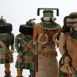Bart Gasper Sr, Sayadasha and Wokkwinne (Zuni Longhorn Entourage) by Bart Gasper Sr.  (d), Bart Gasper Jr  Image: Sayadasha and Wokkwinne (Zuni Longhorn Entourage)
