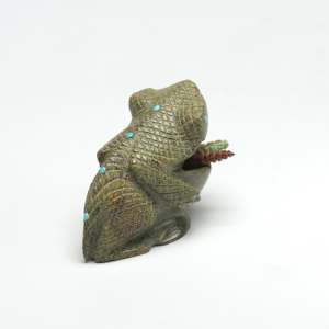 Horned Toad with Corn Offering by Alvin Haloo by Alvin Haloo  Image: Horned Toad with Corn Offering by Alvin Haloo